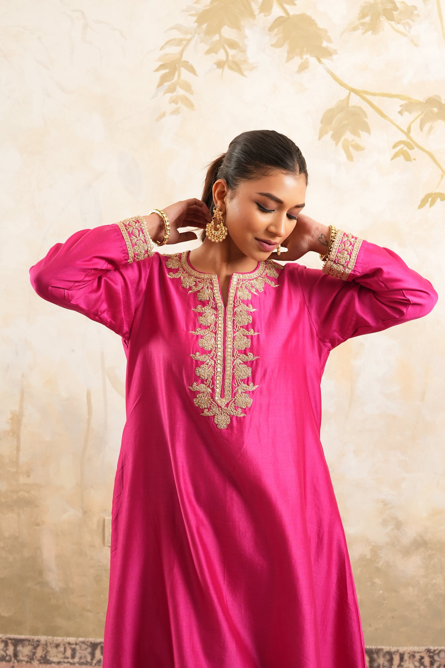 The Fuchsia Radiance Kurta Set