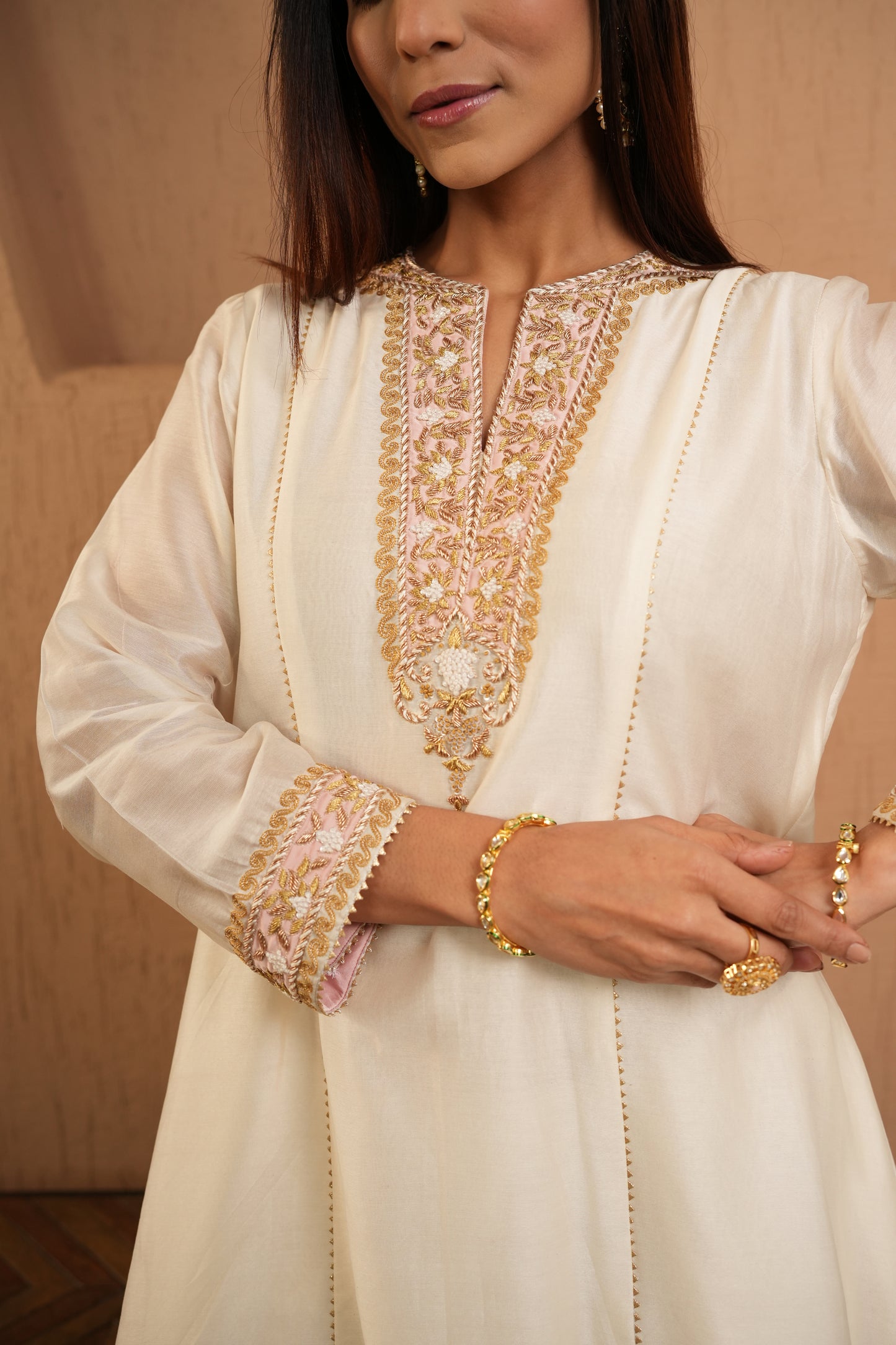 The Ivory Edit Pink Kurta Set