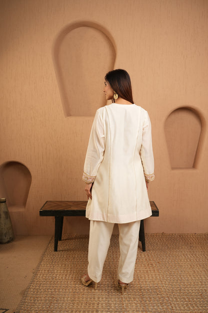 The Ivory Edit Pink Kurta Set