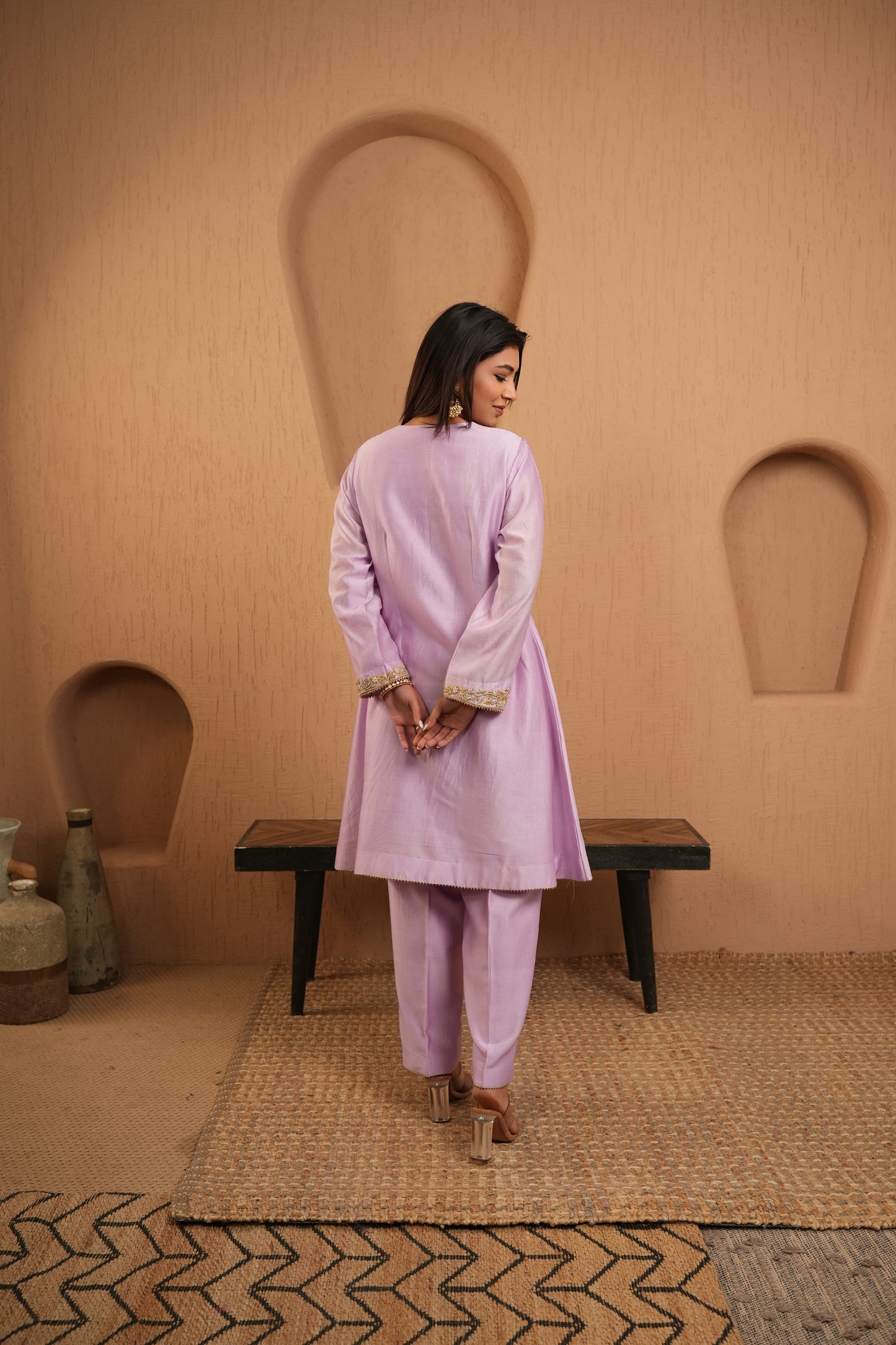 The Lavender Shine Kurta Set
