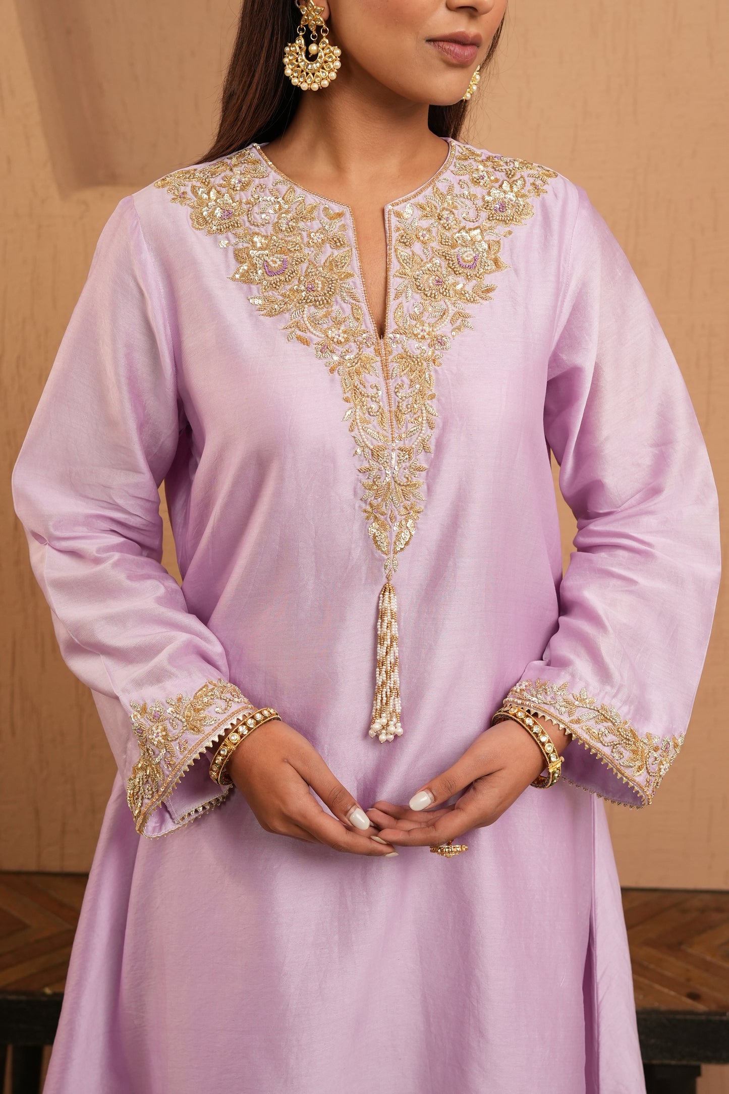 The Lavender Shine Kurta Set