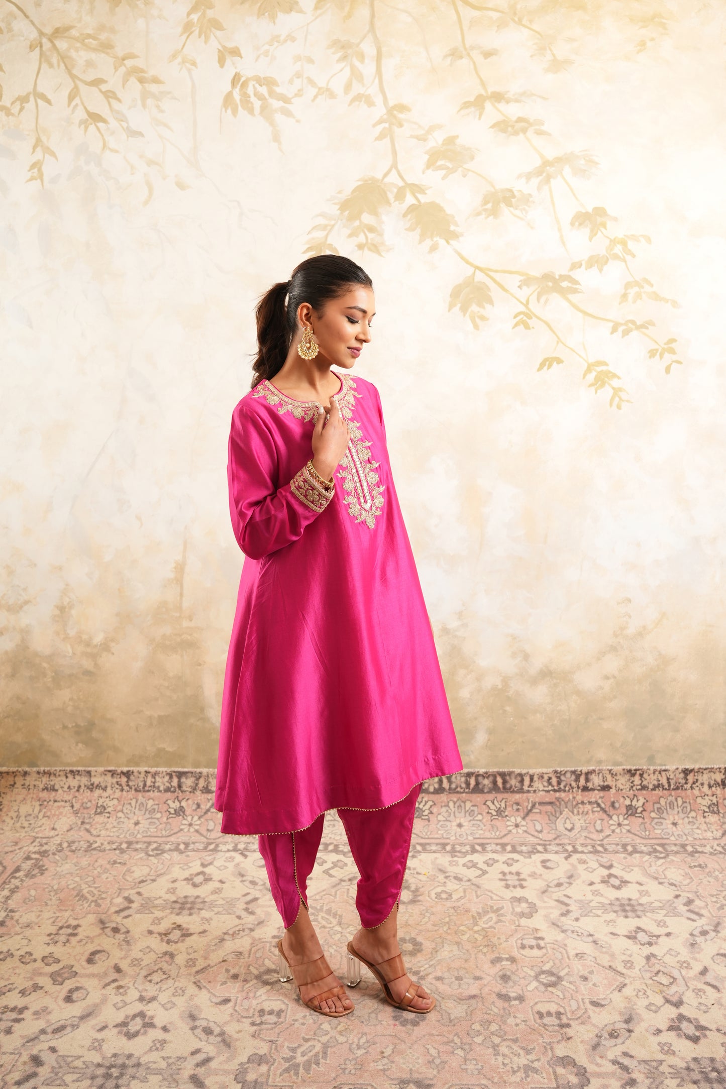 The Fuchsia Radiance Kurta Set