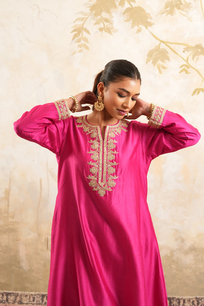The Fuchsia Radiance Kurta Set