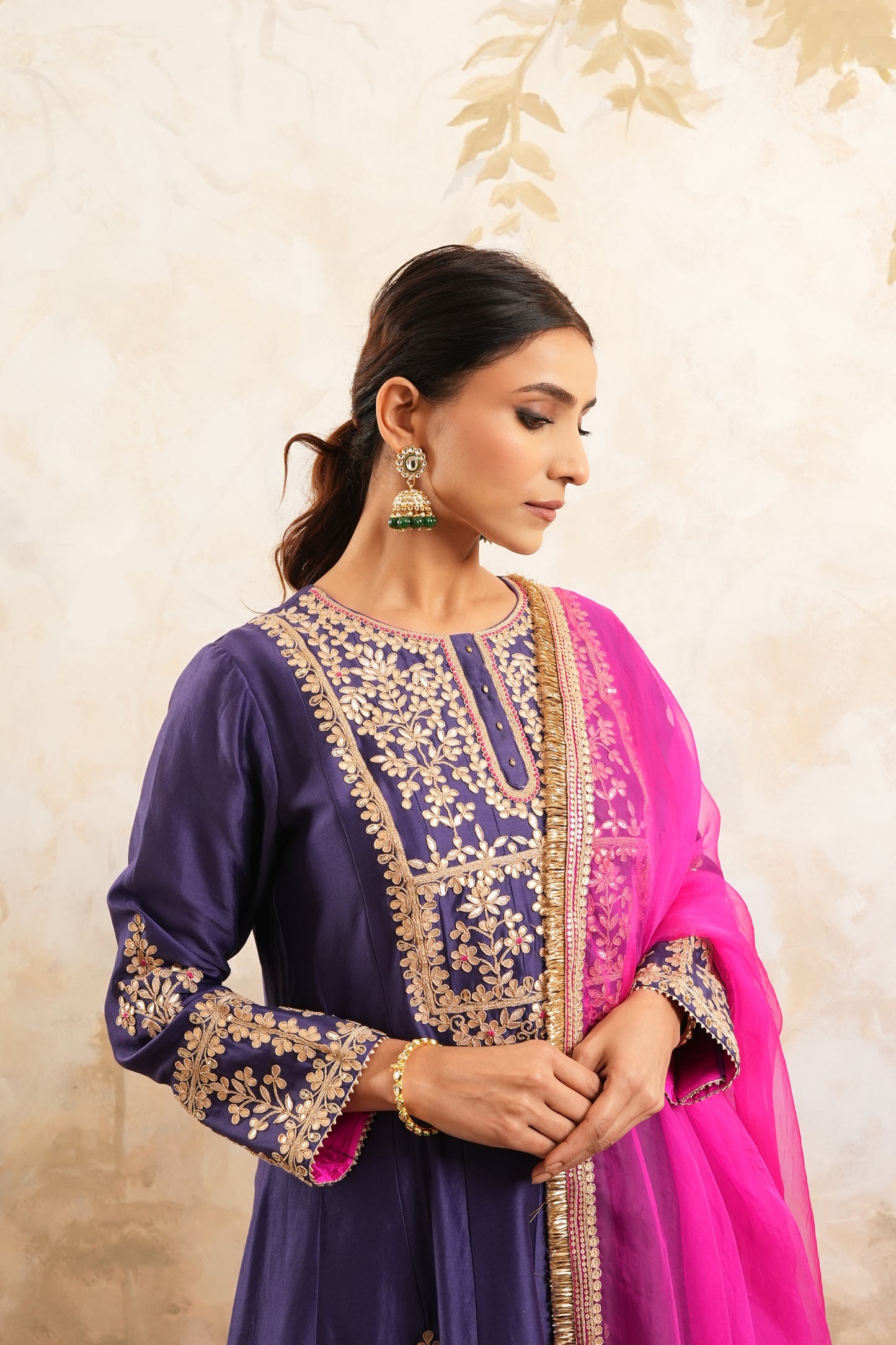 The Royal Radiance Set With Gota Work