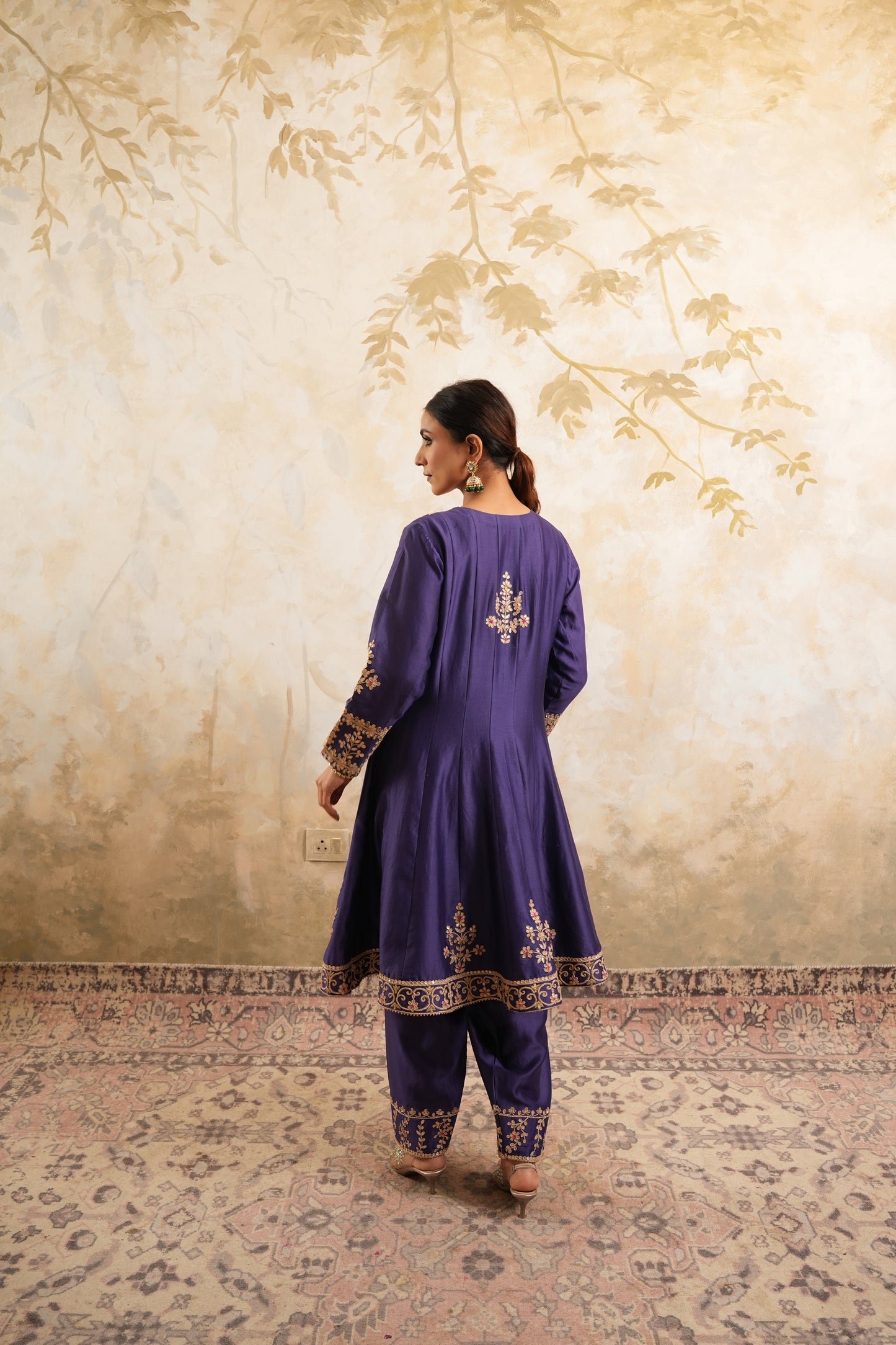 The Royal Radiance Set With Gota Work