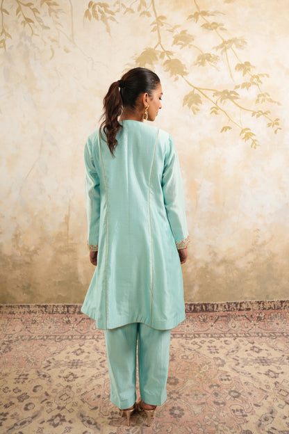 The Aqua Serenity Kurta Set
